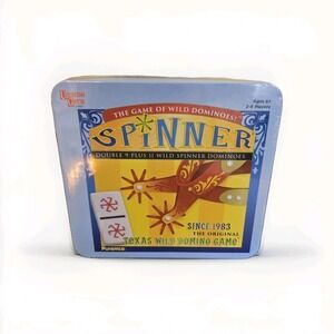 Spinner Game of Wild Dominoes On-the-go Travel Tin 2 to 8 Players Sealed